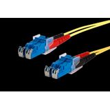 OpDAT patch cord E2000-D/E2000-D OS2, 2.0 m