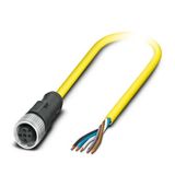 SAC-5P-15,0-542/M12FS BK - Sensor/actuator cable