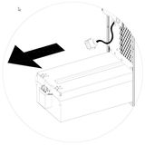 Battery insertion box  for USDD330/400 without batteries