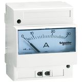 analog ammeter scale - 0..50 A