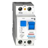 Residual current circuit breaker 25A, 2-pole, 30mA, type AC