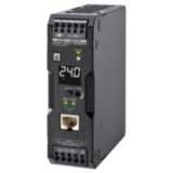Book type power supply, 240 W, 24 VDC, 10 A, DIN rail mounting, Push-i