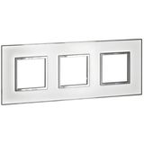 Arteor™ - Plate - French/German std - square - 3 x 2 modules - Mirror White