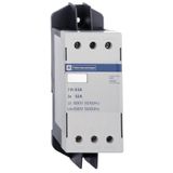 Current limiter, TeSys U / TeSys GV2, 32A/690V, activation 1kA, Iq 100kA@440V, DIN rail mounting