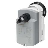 GQD121.9A - Electromotoric rotary actuator with spring-return for ball valves, AC/DC 24 V, 2-position, 2 Nm, 30/15 s