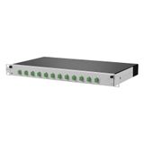 OpDAT slide patch panel splice 12xLC-D APC OS2