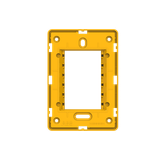 N1373.9 MS Mounting plate for 3 module box - Mustard