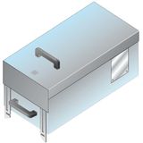 Metal disconnection branch box for MR prefabricated electrical conduit - to be equipped 125A