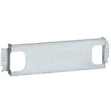 Metal faceplate XL³ 400 - for DPX³ 250 in horizontal position - H. 200