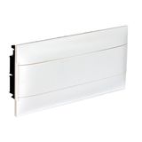 1X22M FLUSH CABINET WHITE DOOR EARTH+XNEUTRAL TERMINAL BLOCK FOR DRY WALL