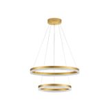 Triac Dimmable Brass Gold Aluminium  LED 52 Watt 220 Volt  5684Lm 3000K IP20   D: 60 H: 150 cm Adjustable Height