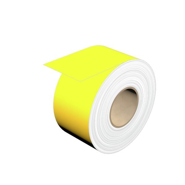 Device marking, Endless, Self-adhesive, 30000 x Vinyl film, yellow image 2