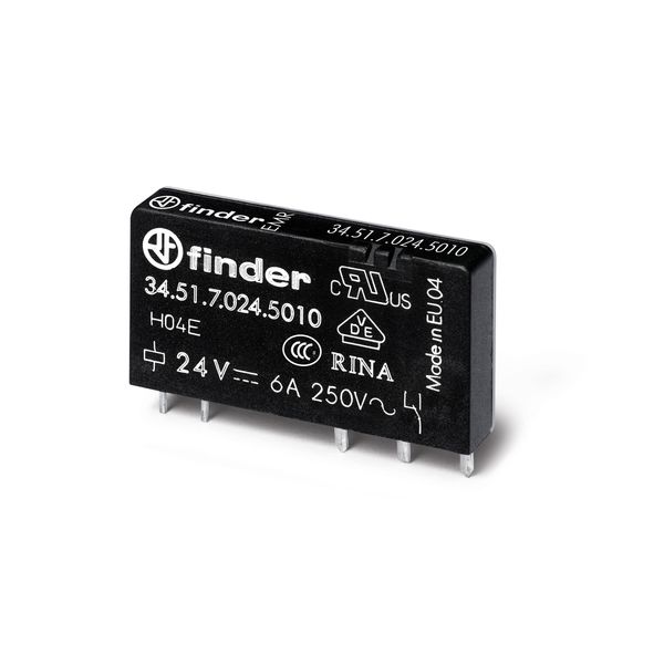 Ultra-Slim PCB relay EMR 1CO 6A/12VDC/Sensitive/AgNi+Au (34.51.7.012.5010) image 3