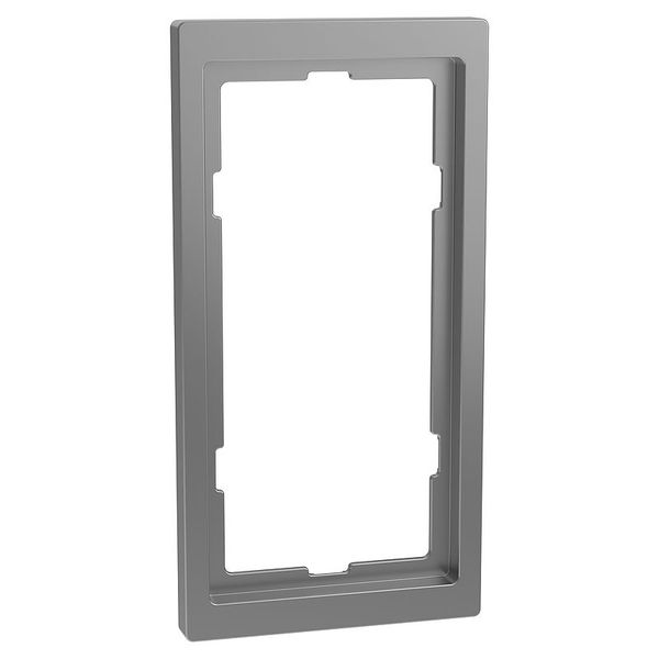 D-Life frame, 2-way for razor socket, stainless steel image 1