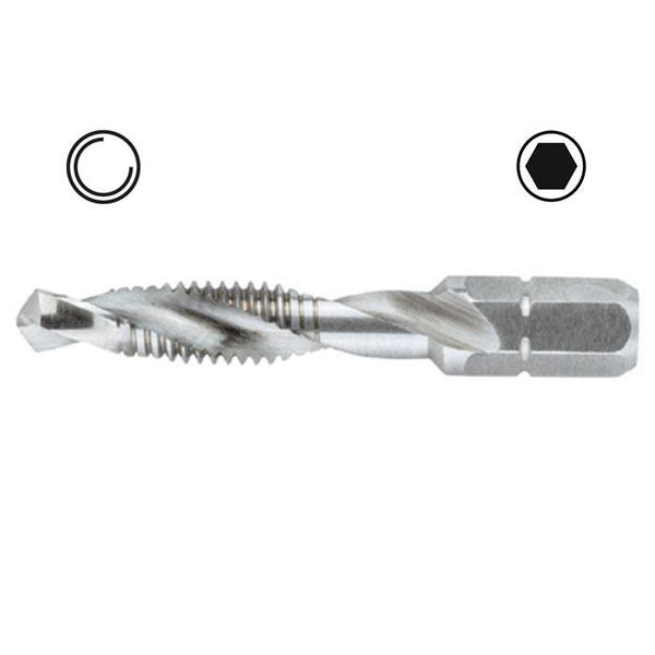 Combination drill bit, style C 6.3. M5x41 image 1