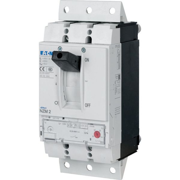 Circuit-breaker, 3p, 80A, plug-in module image 2