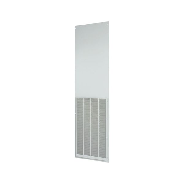 Rear wall ventilated, for HxW = 1800 x 425mm, IP42, grey image 2