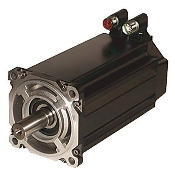 Allen-Bradley, MPL-B420P-SJ72AA, Bulletin MPL - Low-Inertia Brushless Servo Motors Product, 460 V, Frame Size 4 = 115 mm (4.53 in.), Stack Length 20 = 50.8 mm (2.0 in.), 5000 RPM, Keyed Shaft Extension, SpeedTEC DIN Connector image 1