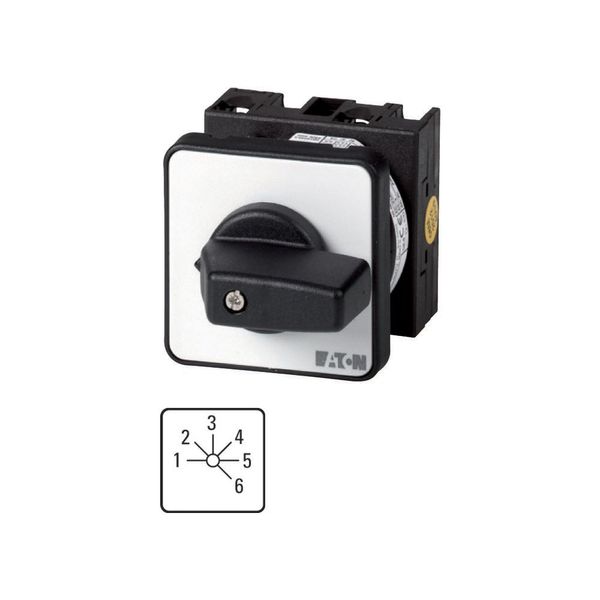 Step switches, T0, 20 A, flush mounting, 3 contact unit(s), Contacts: 6, 45 °, maintained, Without 0 (Off) position, 1-6, Design number 15006 image 4