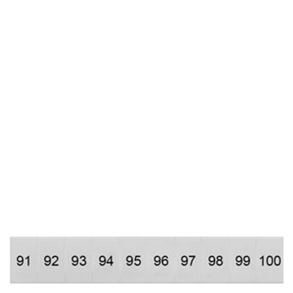 labeling plate, front, 91-100, term... image 1