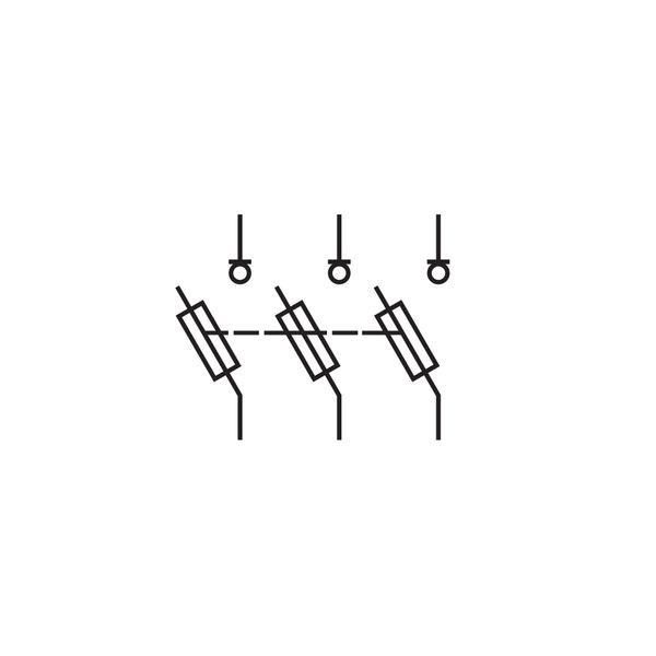 HRC-in-line-fuse ARROW LINE size 1, 3-pole, 185mm-system image 3