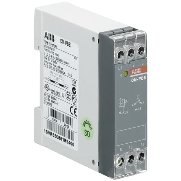 CM-PBE Phase loss monitoring relay 1n/o, L1,2,3-N=220-240VAC image 3