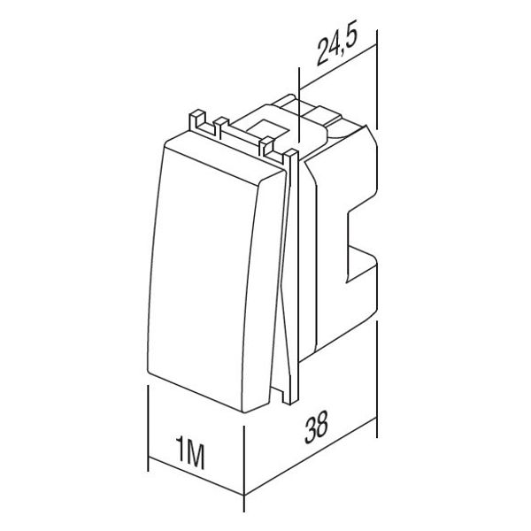 SWITCH SHUTTERS 1-0-2 16AX 250V~ 1M IW NT 10 4315439 image 2