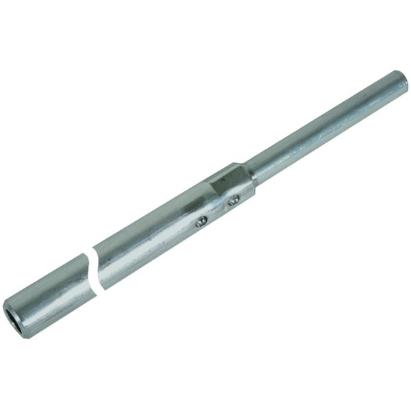 Tubular air-term. rod D 16mm L 2500mm AlMgSi F22 tapered to 10mm image 1