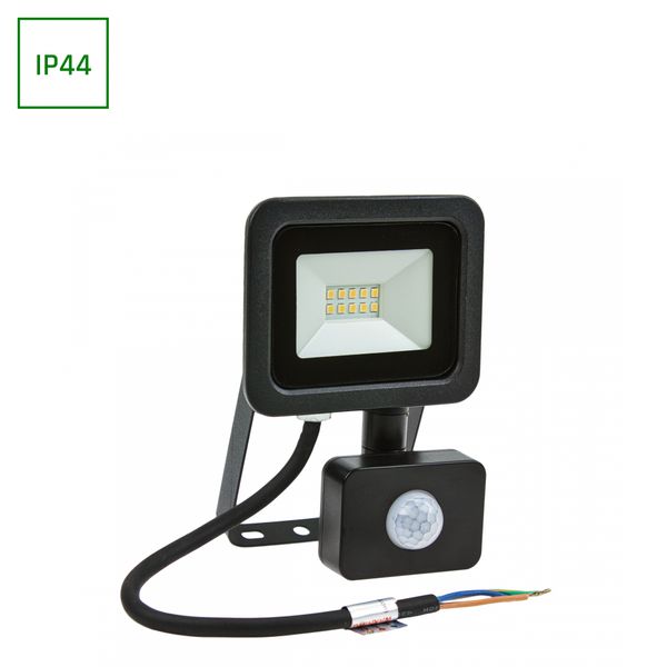 NOCTIS LUX 2 SMD 230V 10W IP44 NW black with sensor image 1