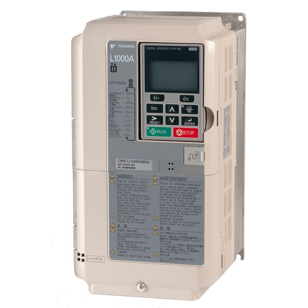 Inverter L1000A, 200 V, HD: 47 A / 11 kW, IP20, max. output freq. 200H AA043532M image 3