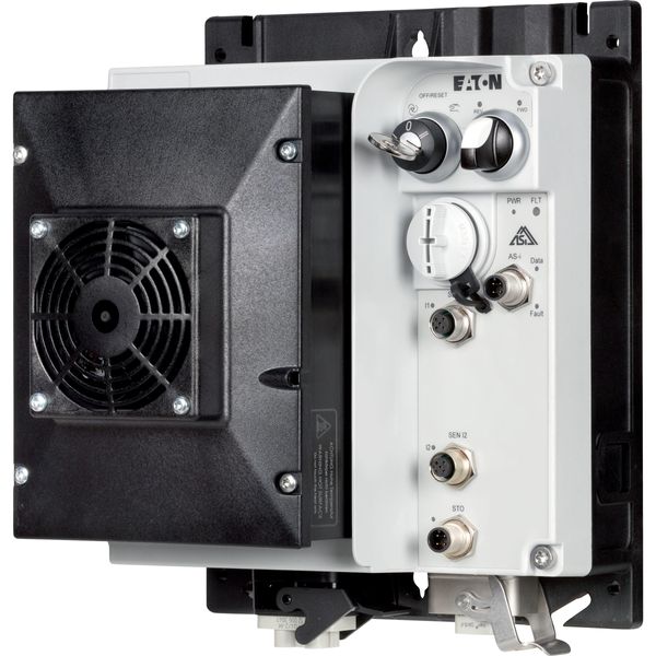 Speed controllers, 8.5 A, 4 kW, Sensor input 4, 230/277 V AC, AS-Interface®, S-7.4 for 31 modules, HAN Q4/2, STO (Safe Torque Off), with fan image 18