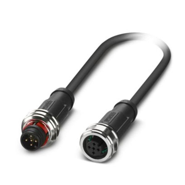 SAC-5P-P12MS/ 3,0-PUR/P12FS - Sensor/actuator cable image 1