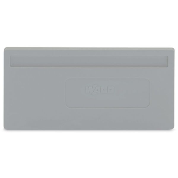 Separator plate 2 mm thick oversized gray image 1