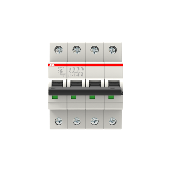 S204M-C20 Miniature Circuit Breaker - 4P - C - 20 A image 5