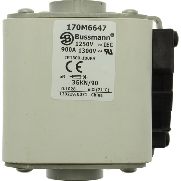 Fuse-link, high speed, 550 A, AC 2500 V, size 3, 86 x 95 x 166 mm, aR, IEC, single indicator image 15