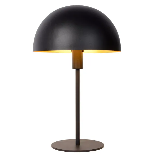 Lucide SIEMON - Table lamp - Ø 25 cm - 1xE14 - Black image 1