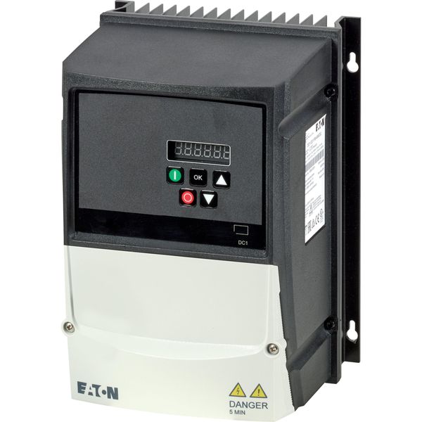 Variable frequency drive, 230 V AC, 1-phase, 7 A, 1.5 kW, IP66/NEMA 4X, Radio interference suppression filter, Brake chopper, 7-digital display assemb image 14