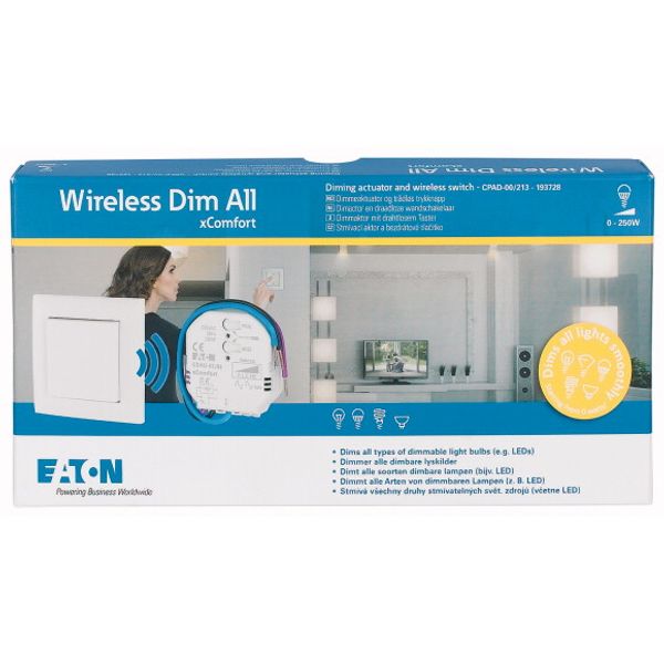 Wireless Dim All, package, pre-programmed image 1