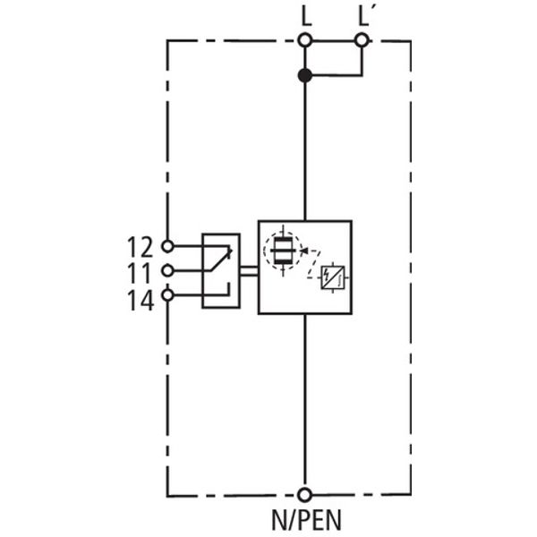 Coord. lightn. current arrester Type 1 DEHNbloc Maxi 440 V AC image 3