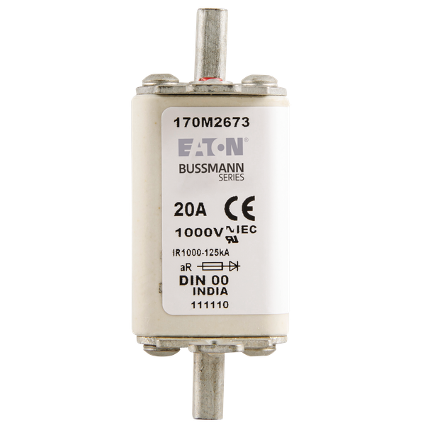 High-speed fuse (uR) T0 DIN43620 690V 25A aR protection type image 2