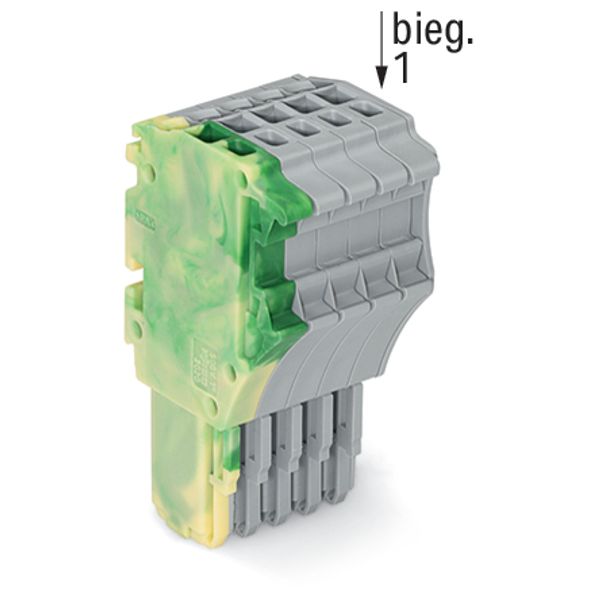 1-conductor female connector Push-in CAGE CLAMP® 1.5 mm² green-yellow/ image 4