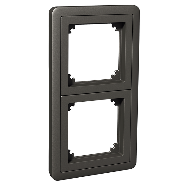 Exxact Combi 2-gang frame anthracite image 4