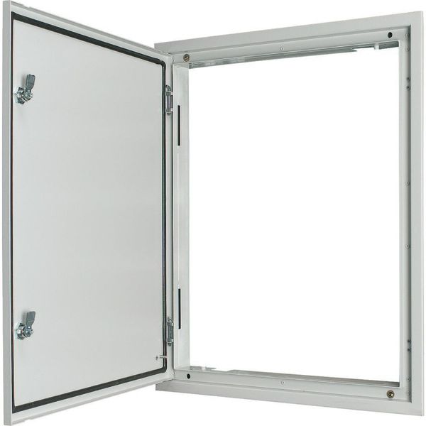 3-component flush-mounting door frame with door, rotary lever, IP54, HxW=1760x600mm image 3