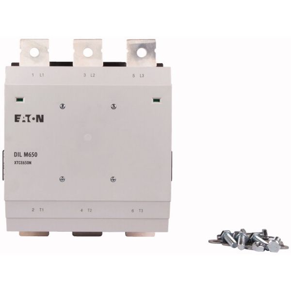 Contactor, 380 V 400 V 355 kW, 2 N/O, 2 NC, RAC 500: 250 - 500 V 40 - 60 Hz/250 - 700 V DC, AC and DC operation, Screw connection image 2