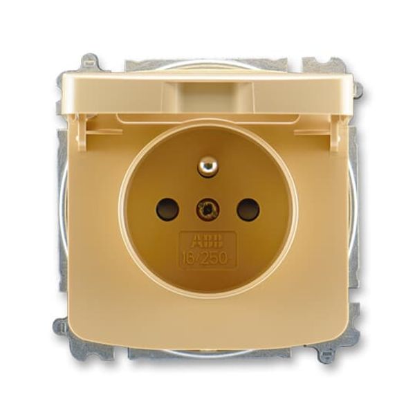 5583A-C02357 R2 Double socket outlet with earthing pins, shuttered, with turned upper cavity, with surge protection image 43