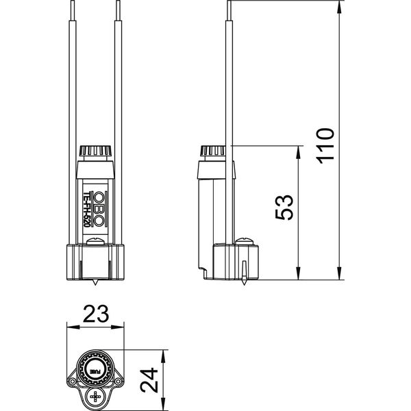 TE-FH 520 Fuse holder FireBox T for fine-wire fuse image 2