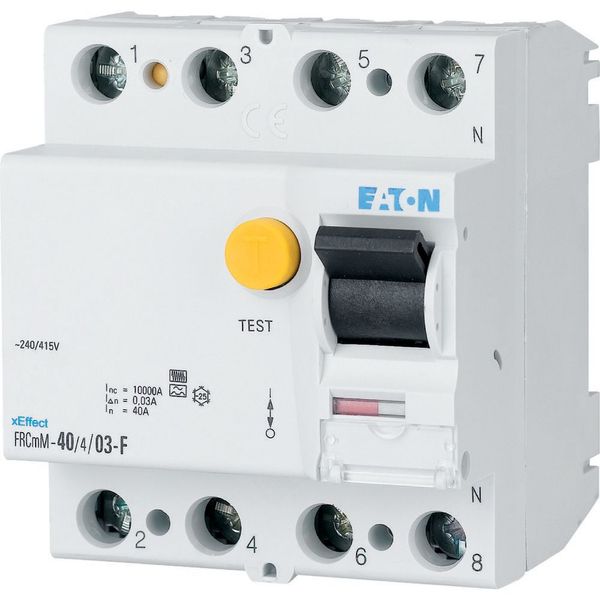 Residual current circuit breaker (RCCB), 40A, 4p, 100mA, type S/F image 9