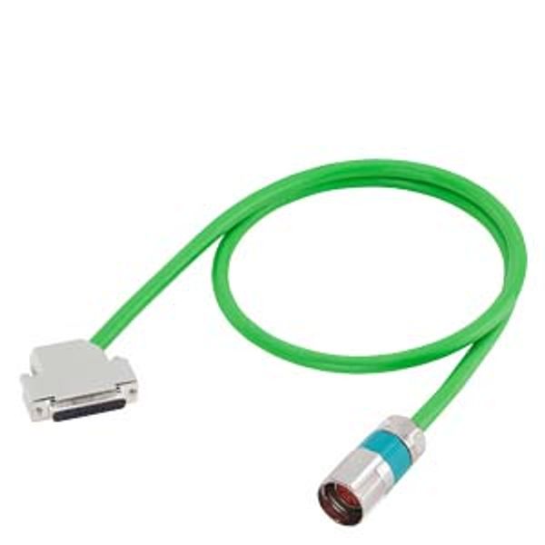 Signal cable pre-assembled For resolvers 3x (2x0.14) C+4x 0.14+2x0.5 C Connector 6FX8002-2CF02-1CH0 image 1