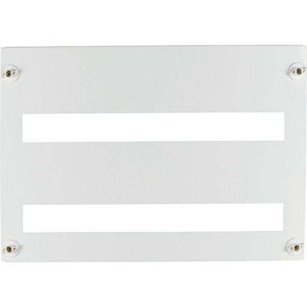 Front plate 45mm-Device cutout for 33 Module units per row, 1 row, white image 6