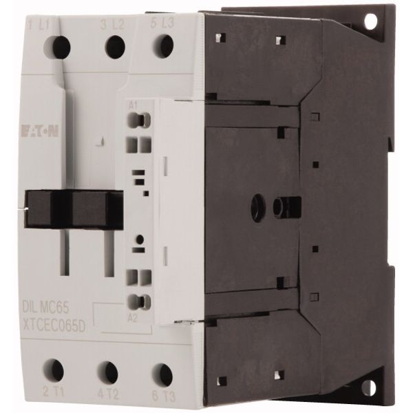Contactor, 3 pole, 380 V 400 V 30 kW, 230 V 50 Hz, 240 V 60 Hz, AC operation, Spring-loaded terminals image 2